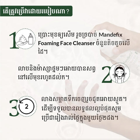 Mandefix Foaming Face Cleanser