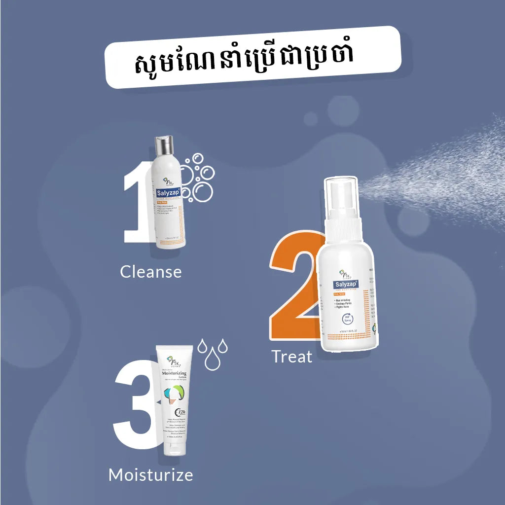 Salyzap Spray For Body Acne