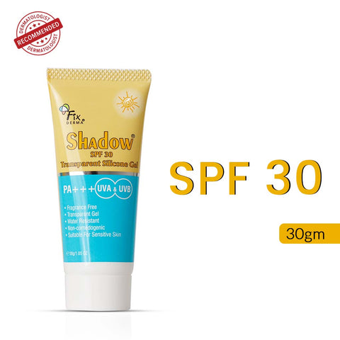 Shadow Sunscreen SPF 30 Transparent Silicone Gel