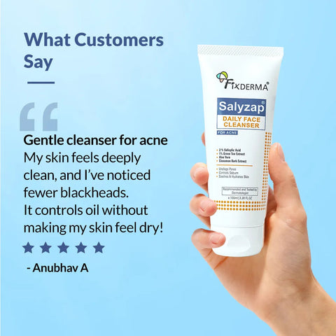 Salyzap Daily Face Cleanser - Acne Treatment