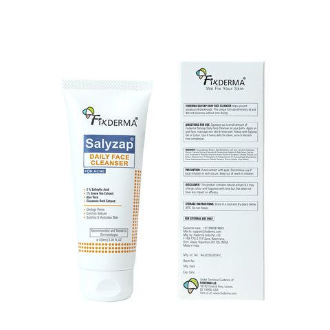 Salyzap Daily Face Cleanser - Acne Treatment